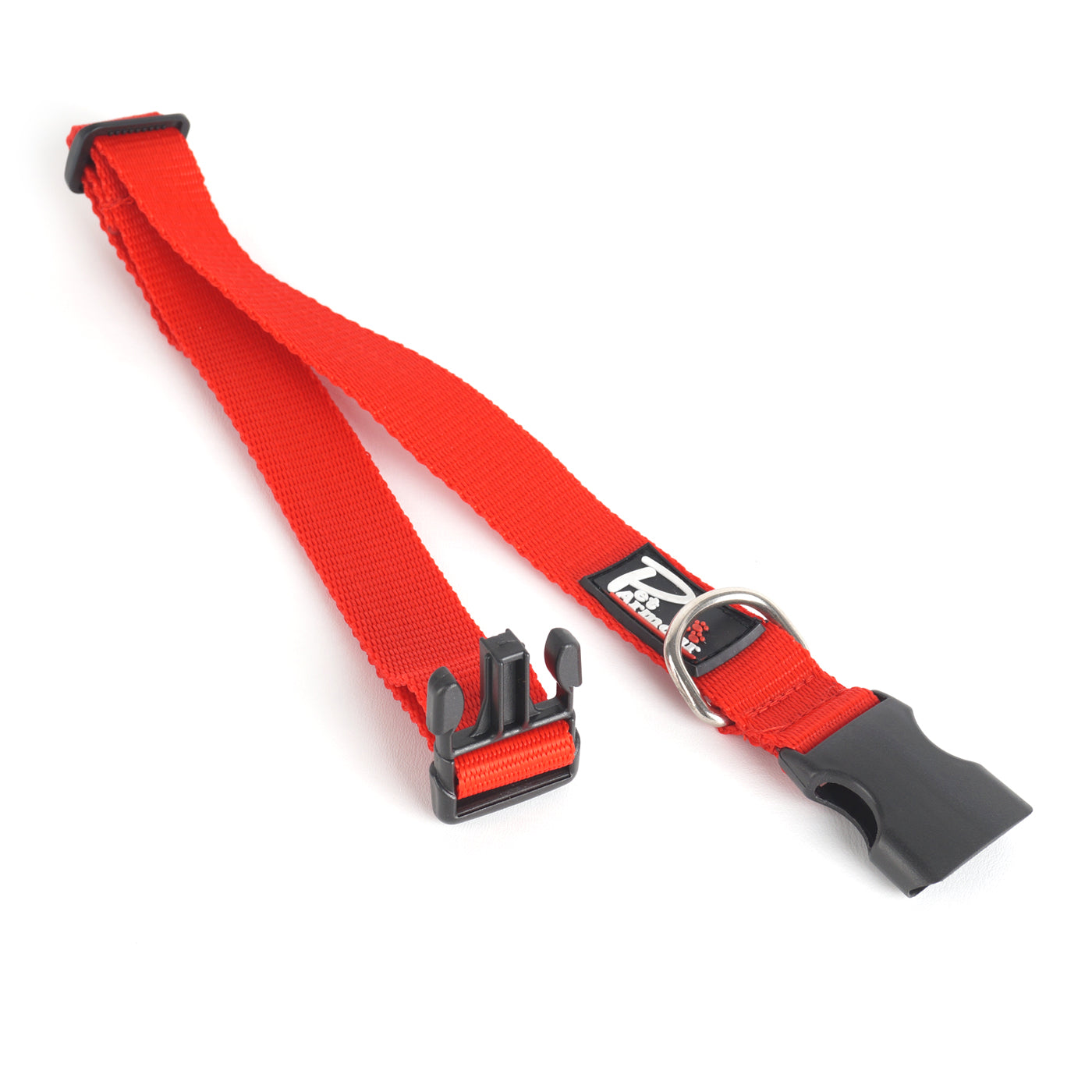 Basic Nylon Dog Collar - Red