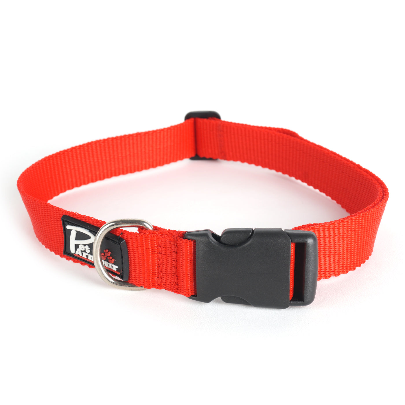 Basic Nylon Dog Collar - Red