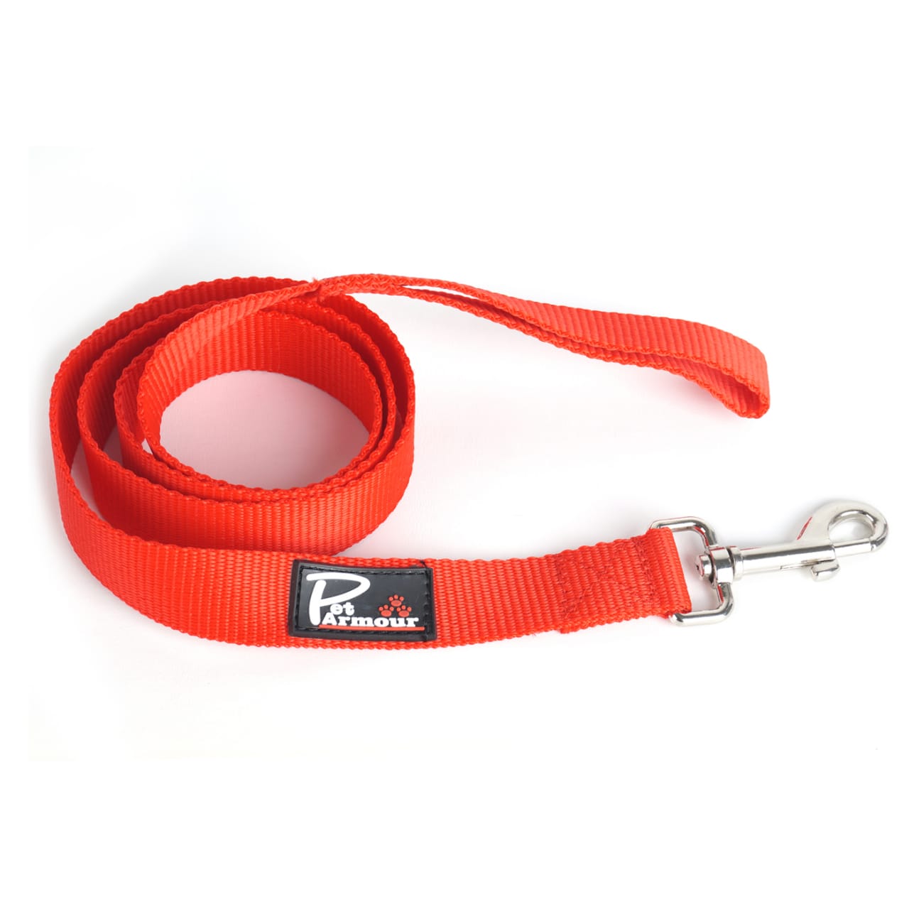 Bold Red Nylon Dog Lead