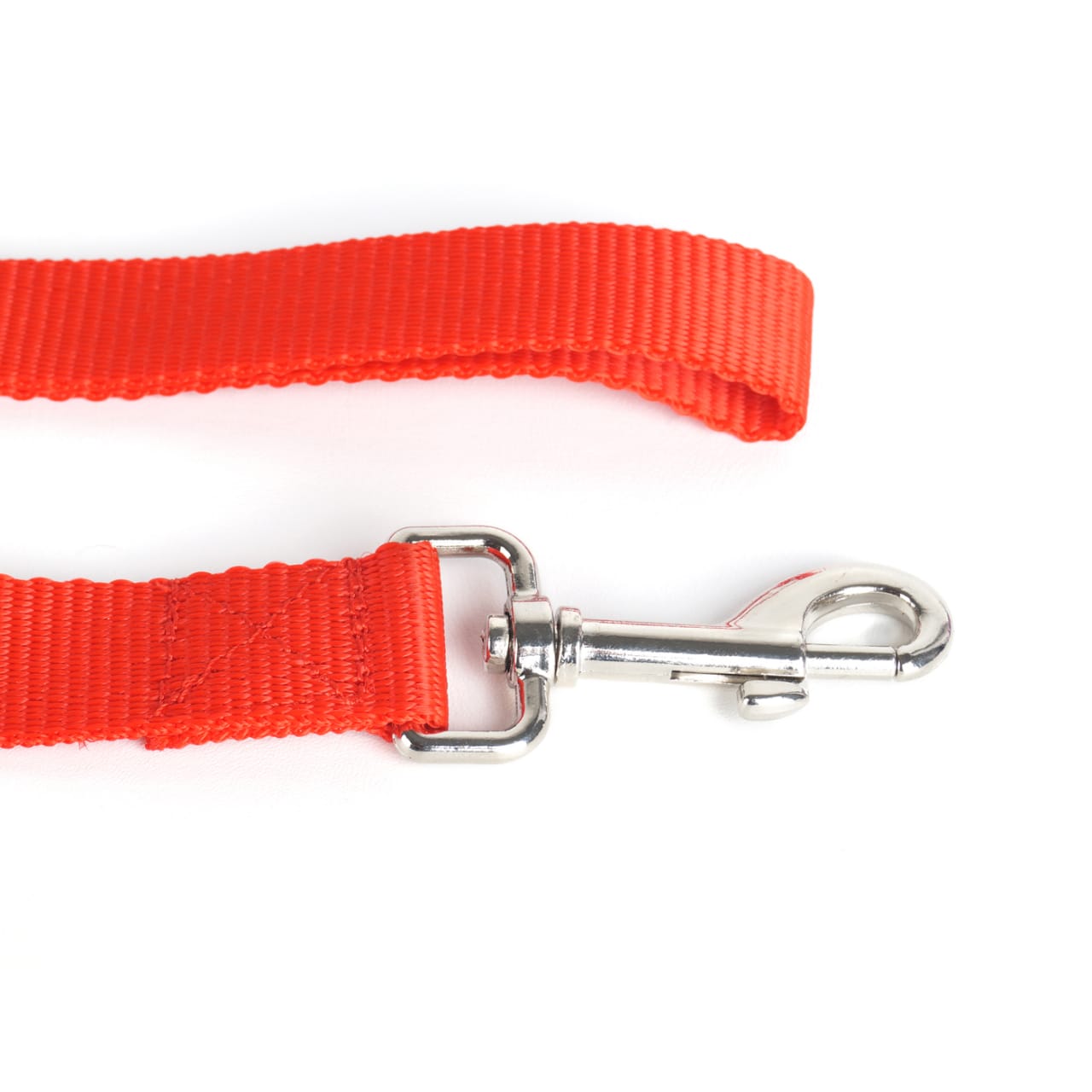 Bold Red Nylon Dog Lead