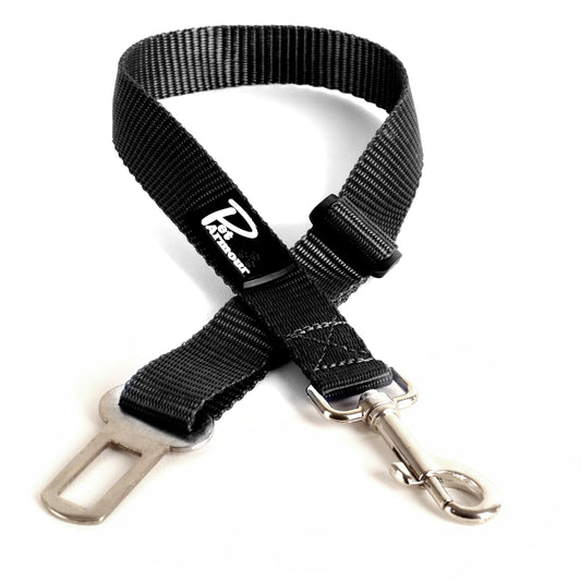 Dog Safety Car Restraint Lead - Midnight Black